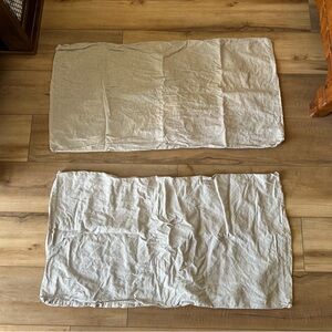 Linen Hearth & Hand King Envelope Back Pillowcases (2)